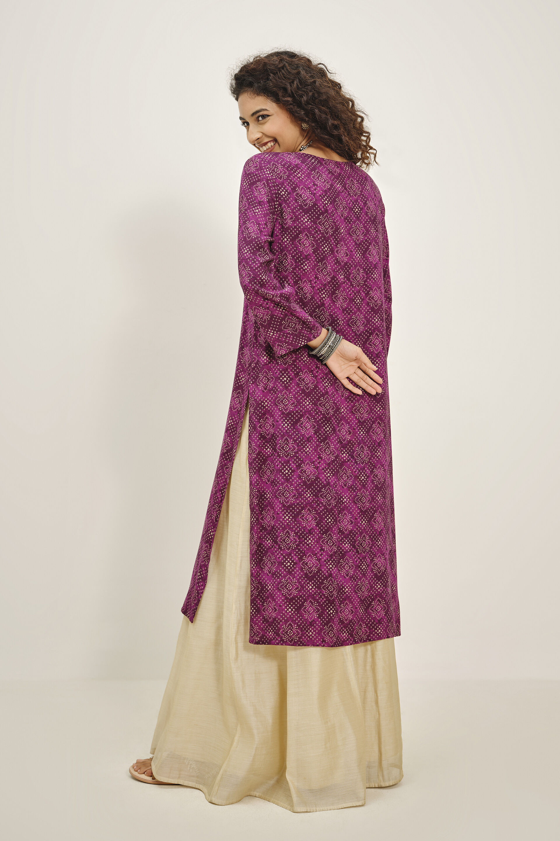 Purple Preet Kurta, Purple, image 5